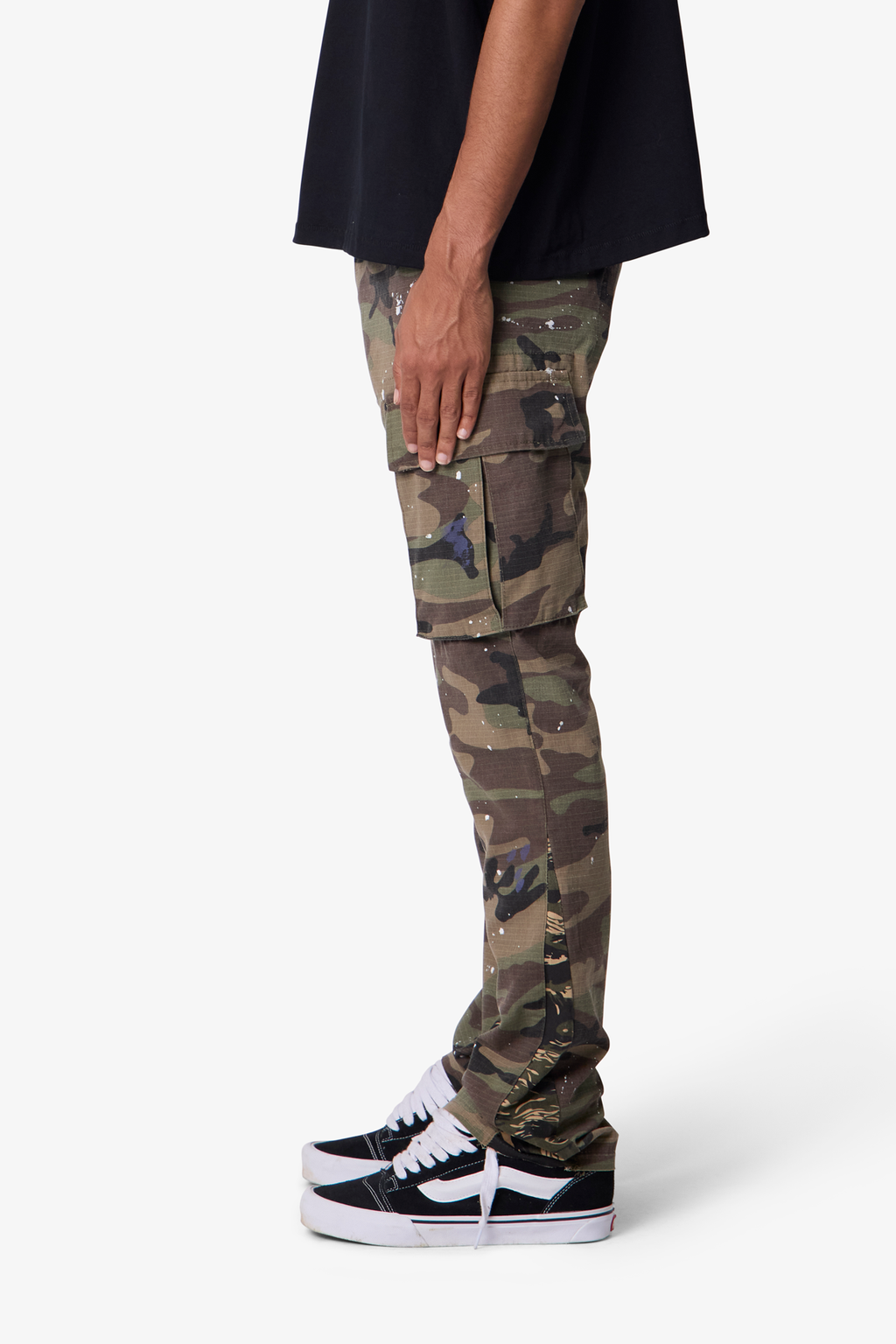 Bootcut Cargo Pants - Camo