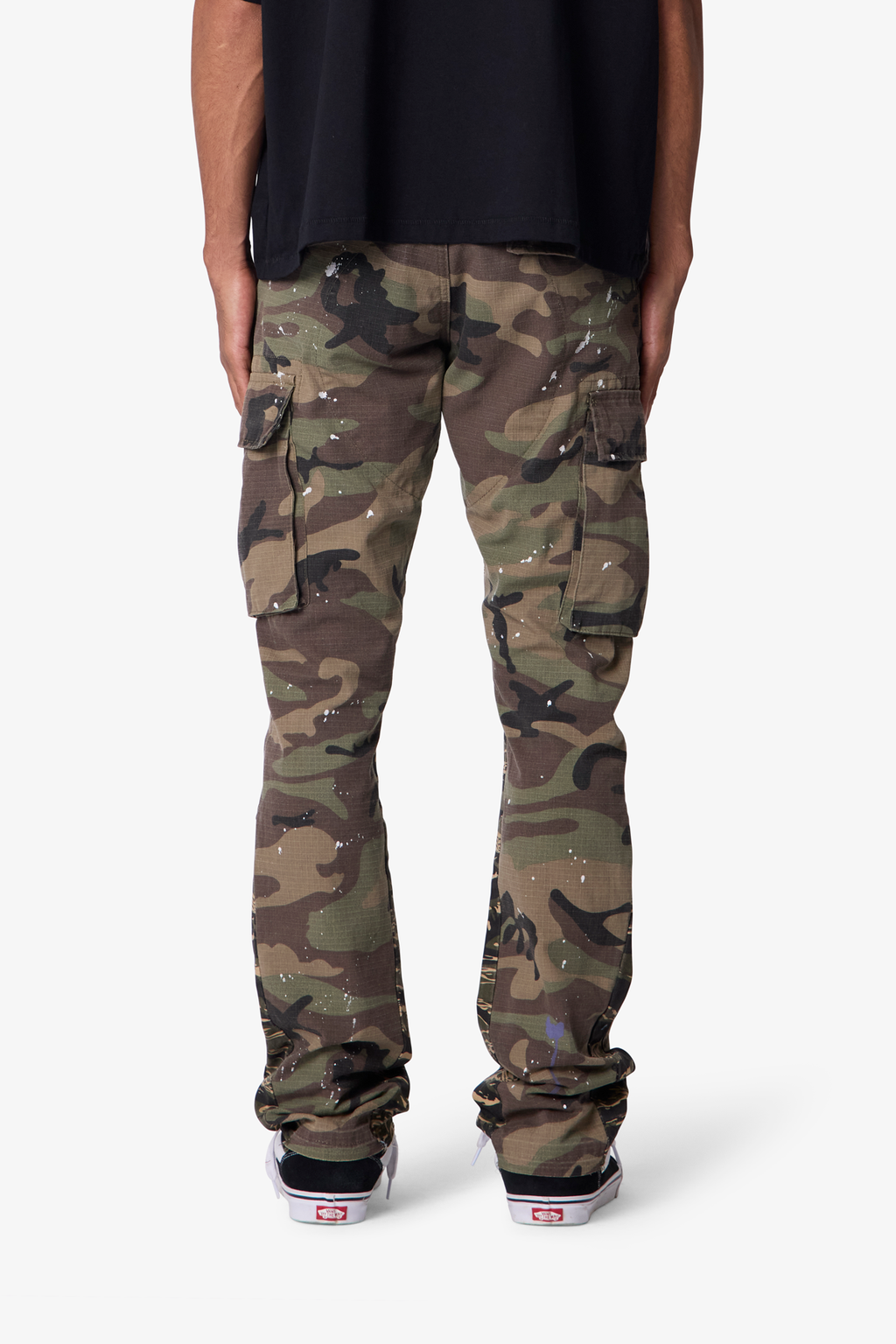 Bootcut Cargo Pants - Camo