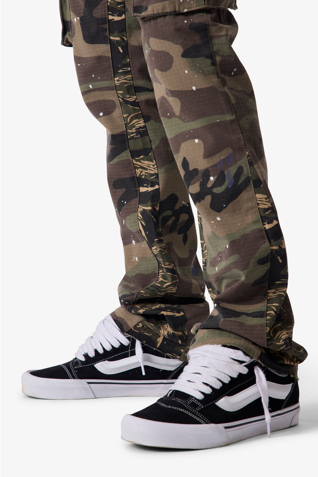 Bootcut Cargo Pants - Camo