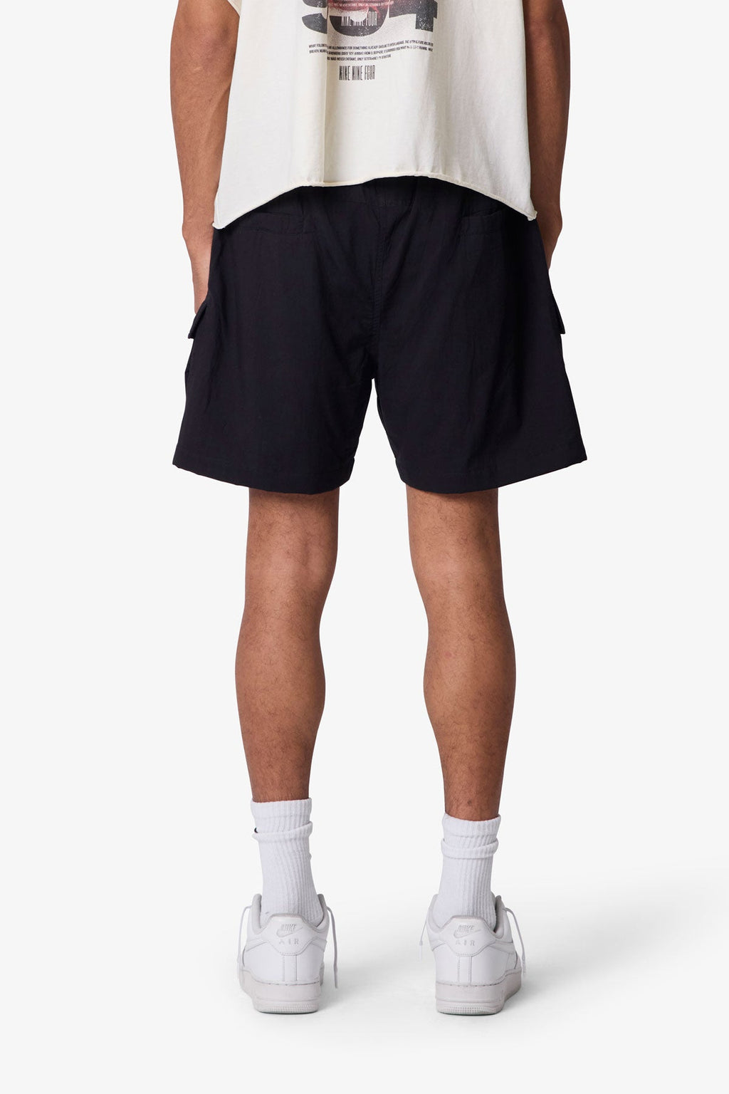 Cargo Mud Shorts - Black