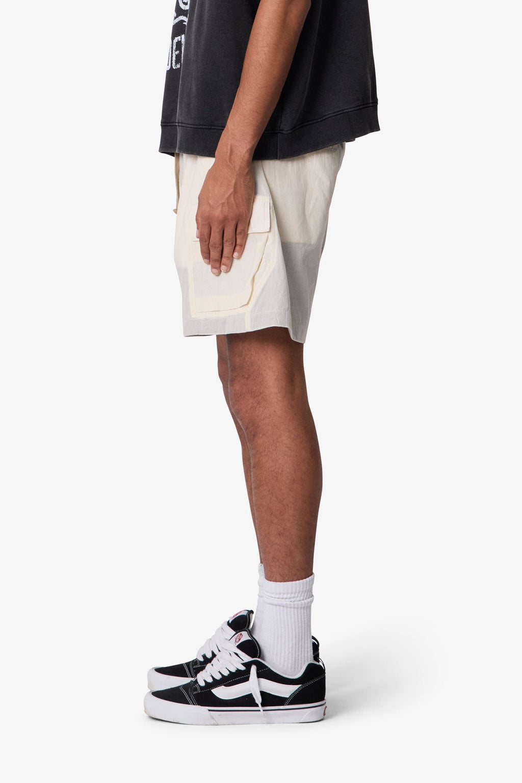 Cargo Mud Shorts - Off White