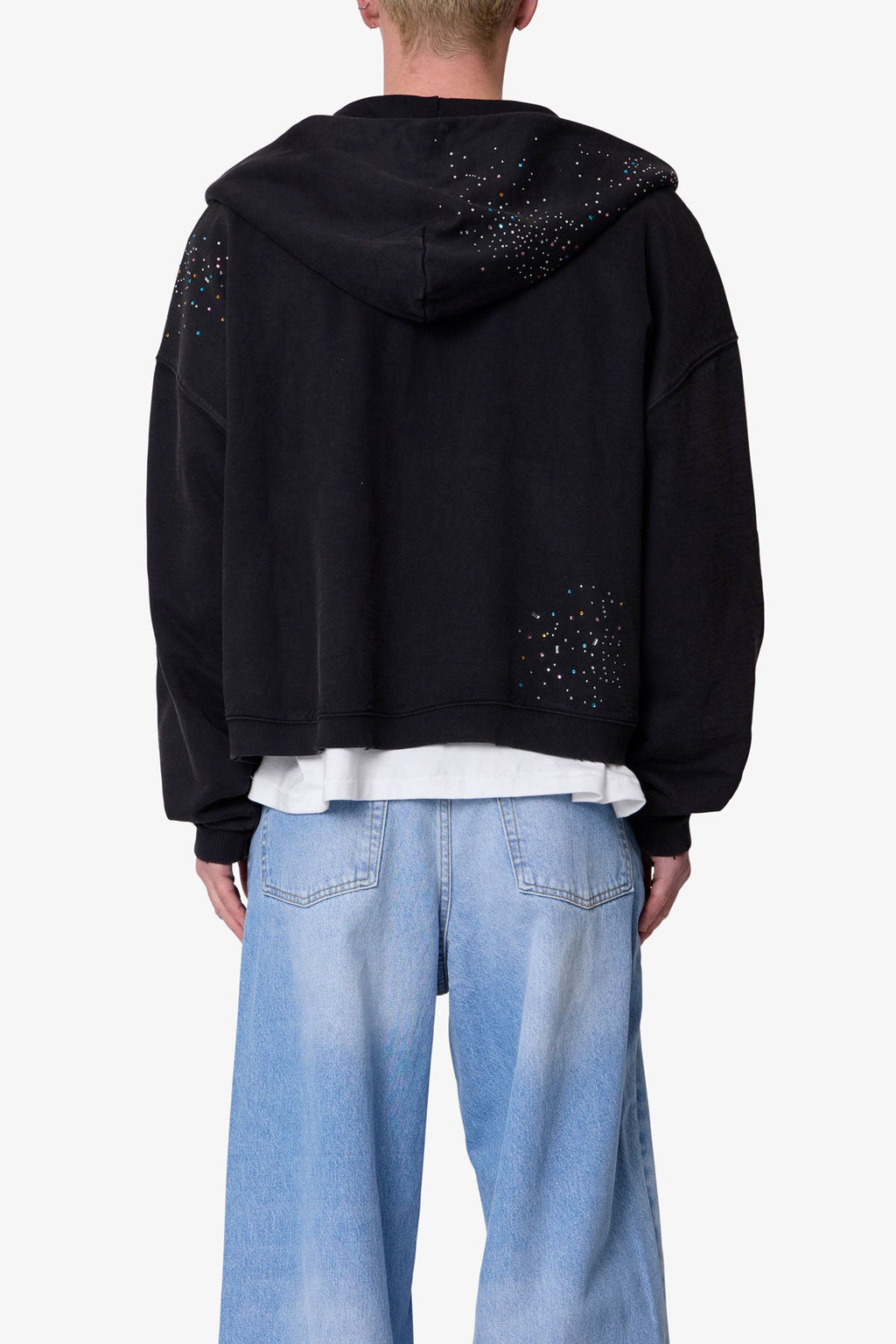 Crystal Hoodie - Washed Black
