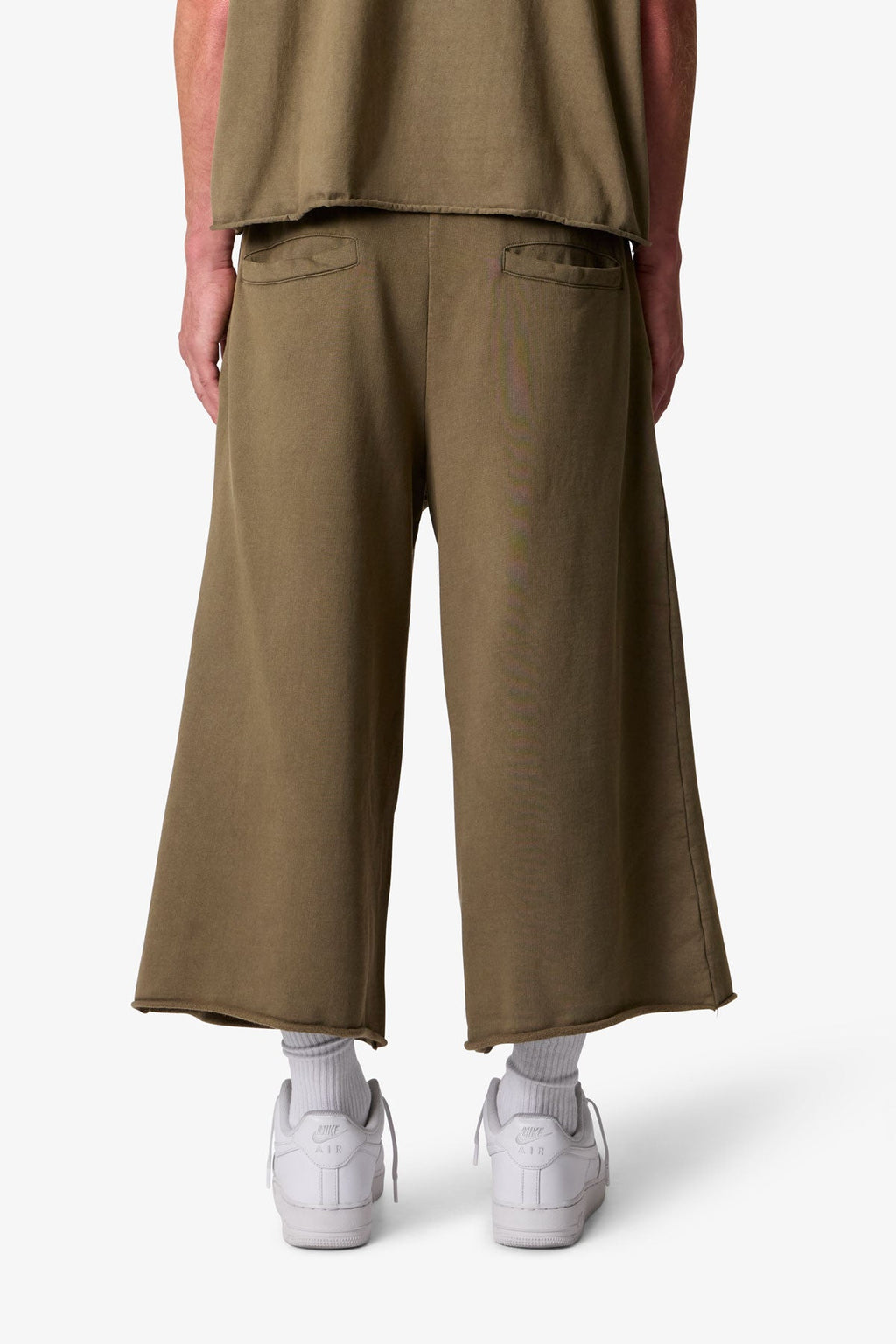 Extra Long Sweatshorts - Olive