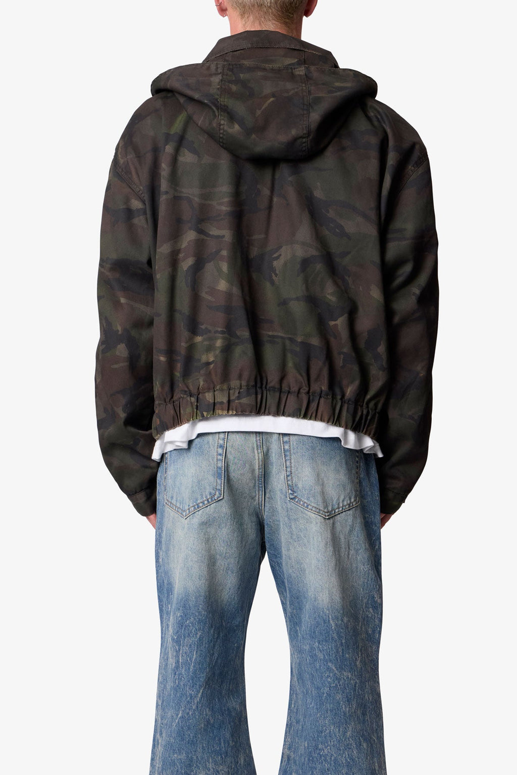 Overdyed Hooded Jacket - Camo