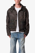Overdyed Hooded Jacket - Camo