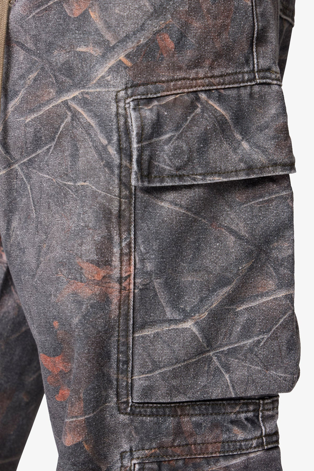 Rave Double Cargo Pants - Maple Camo