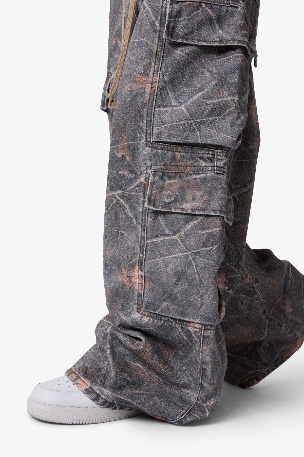 Rave Double Cargo Pants - Maple Camo