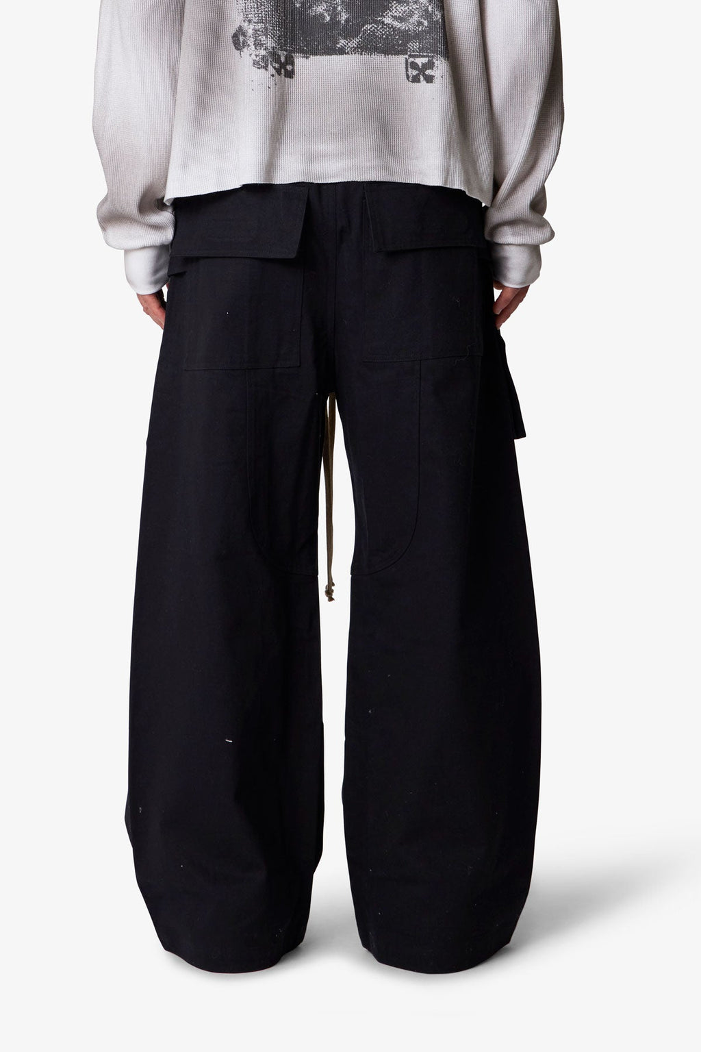 Strapped Cargo Pants - Black
