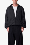 Striped Track Jacket - Black