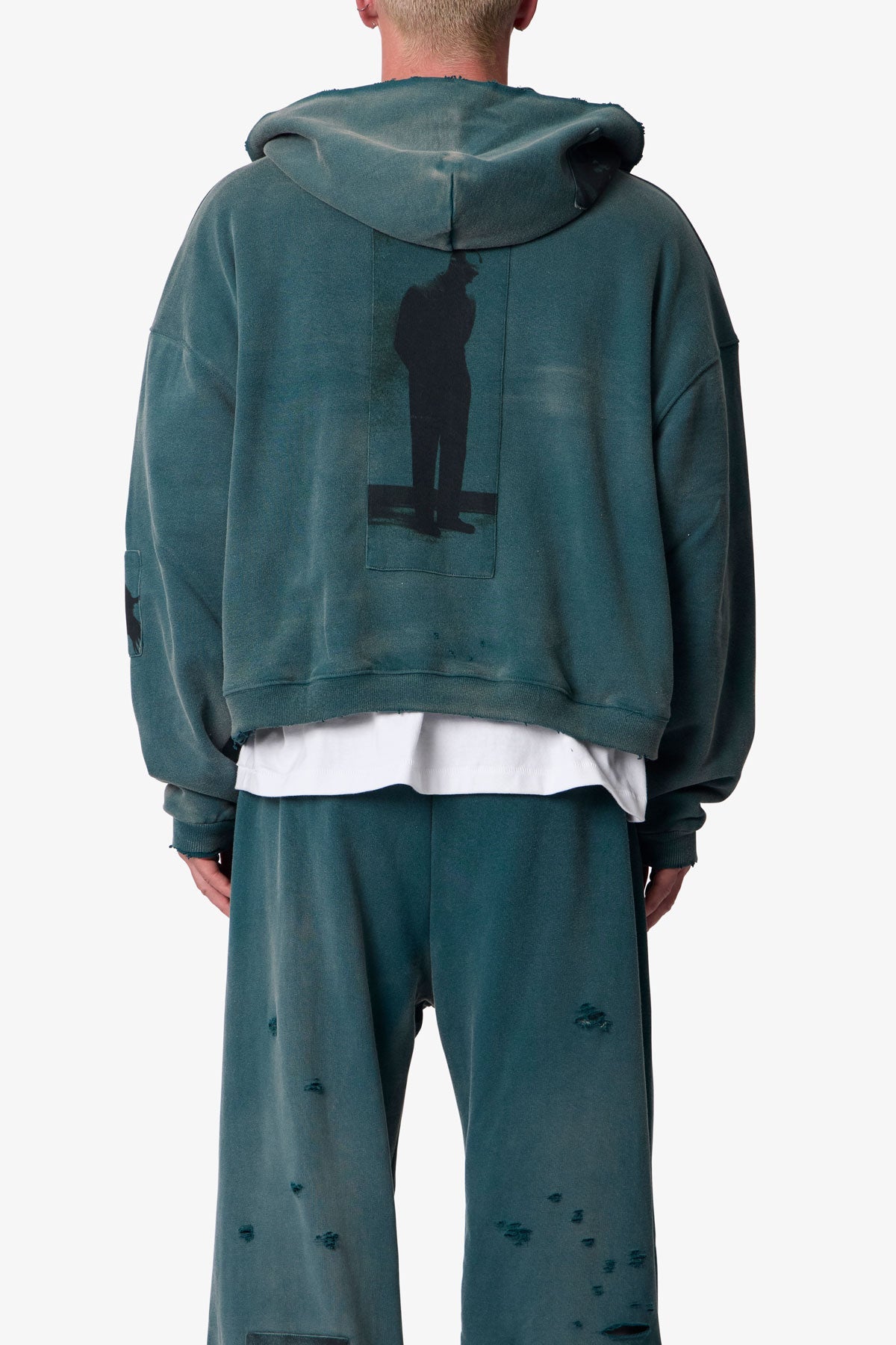 Thermal Lined Terror Zip Up Hoodie - Green