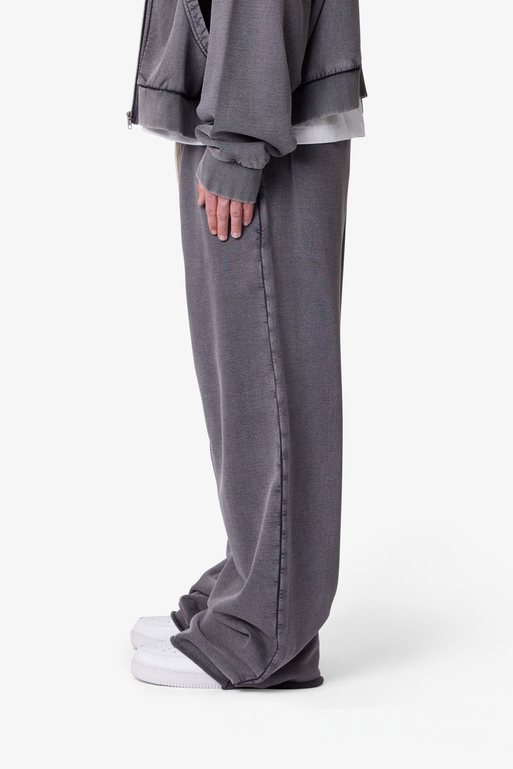 Ultra Baggy Fleece Sweatpants - Vintage Black