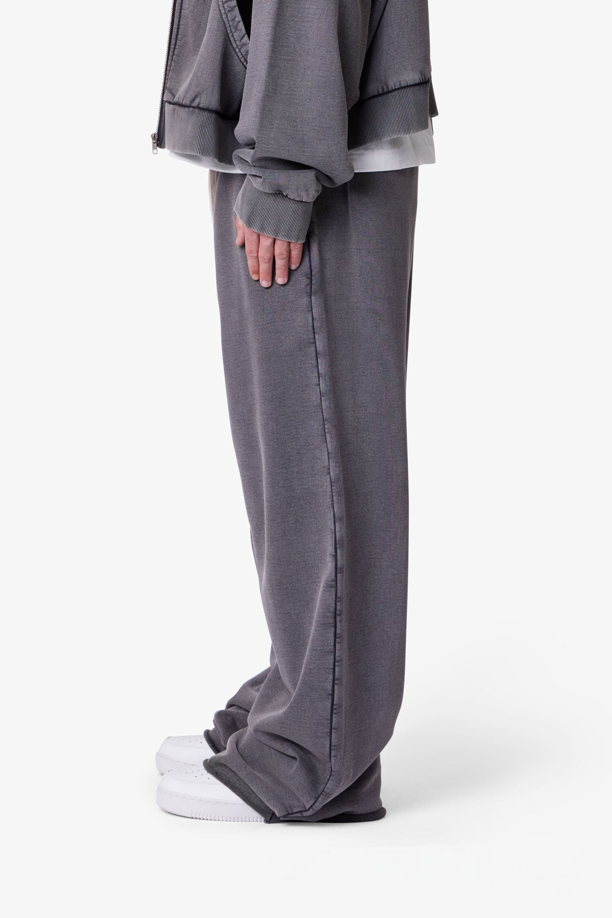 Ultra Baggy Fleece Sweatpants - Vintage Black
