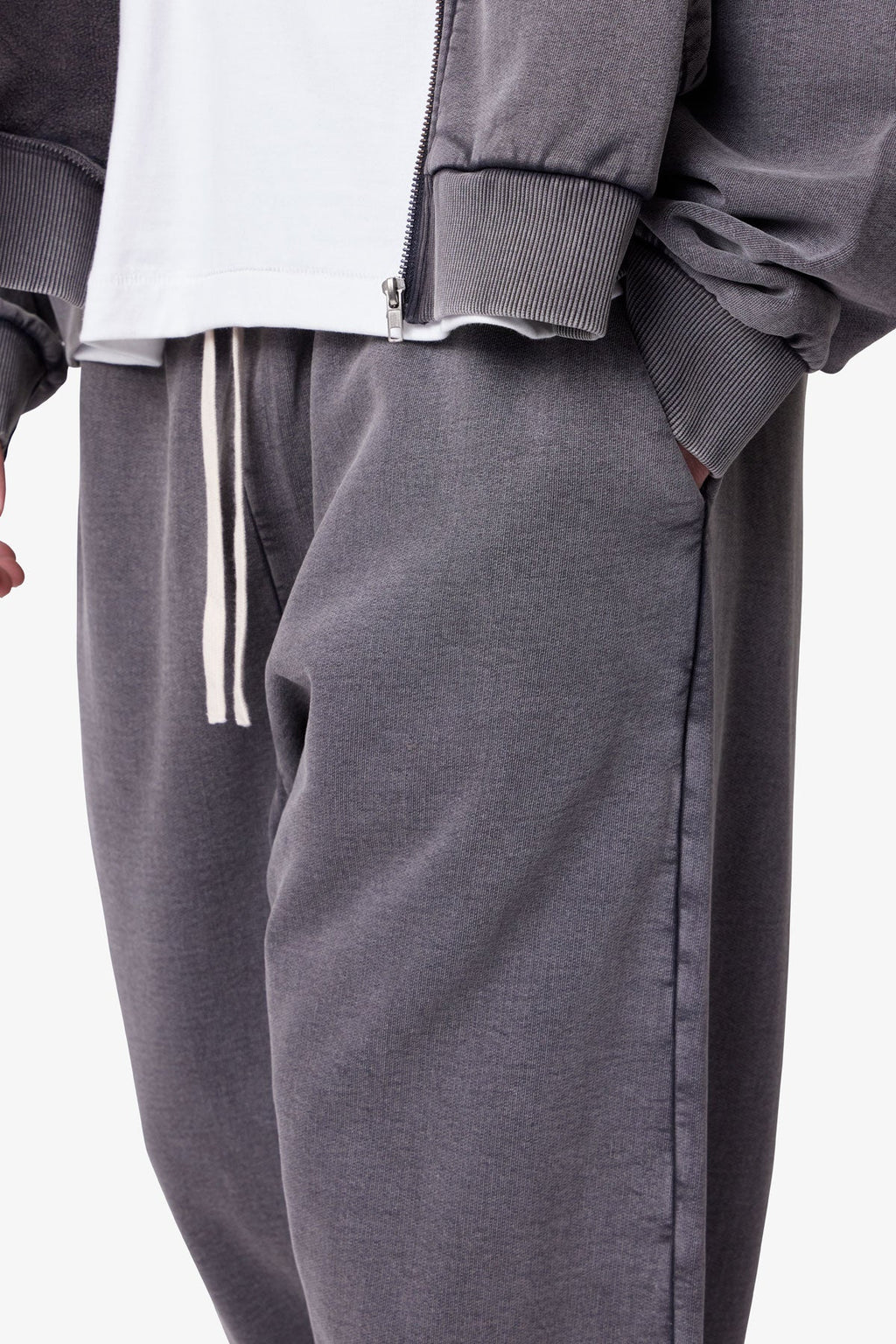 Ultra Baggy Fleece Sweatpants - Vintage Black