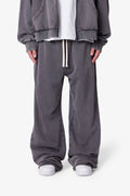 Ultra Baggy Fleece Sweatpants - Vintage Black